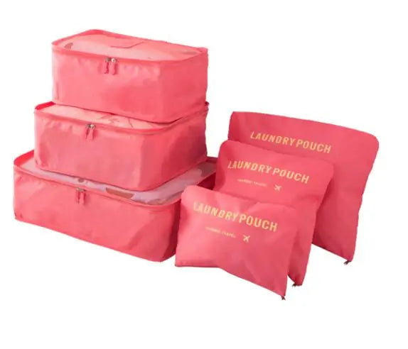 Travel packing cubes set of 6